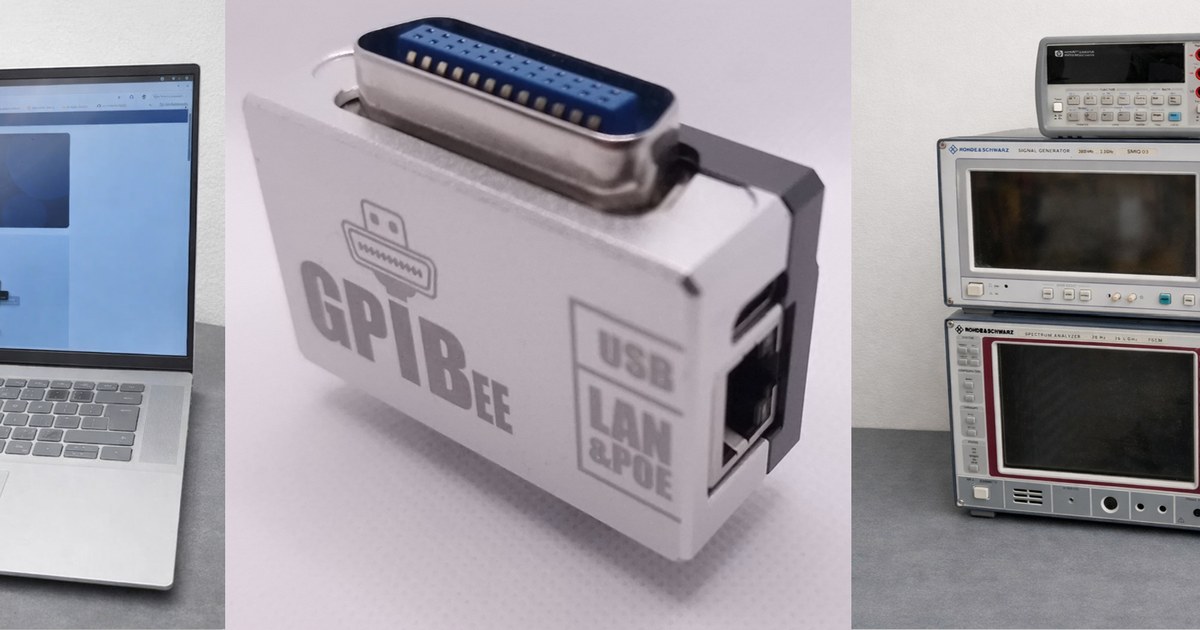 GPIBEE — USB & Ethernet to GPIB Adapter